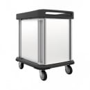 Dinex DXSU2T1DPT12 12 Tray Ambient Meal Delivery Cart thumbnail 3