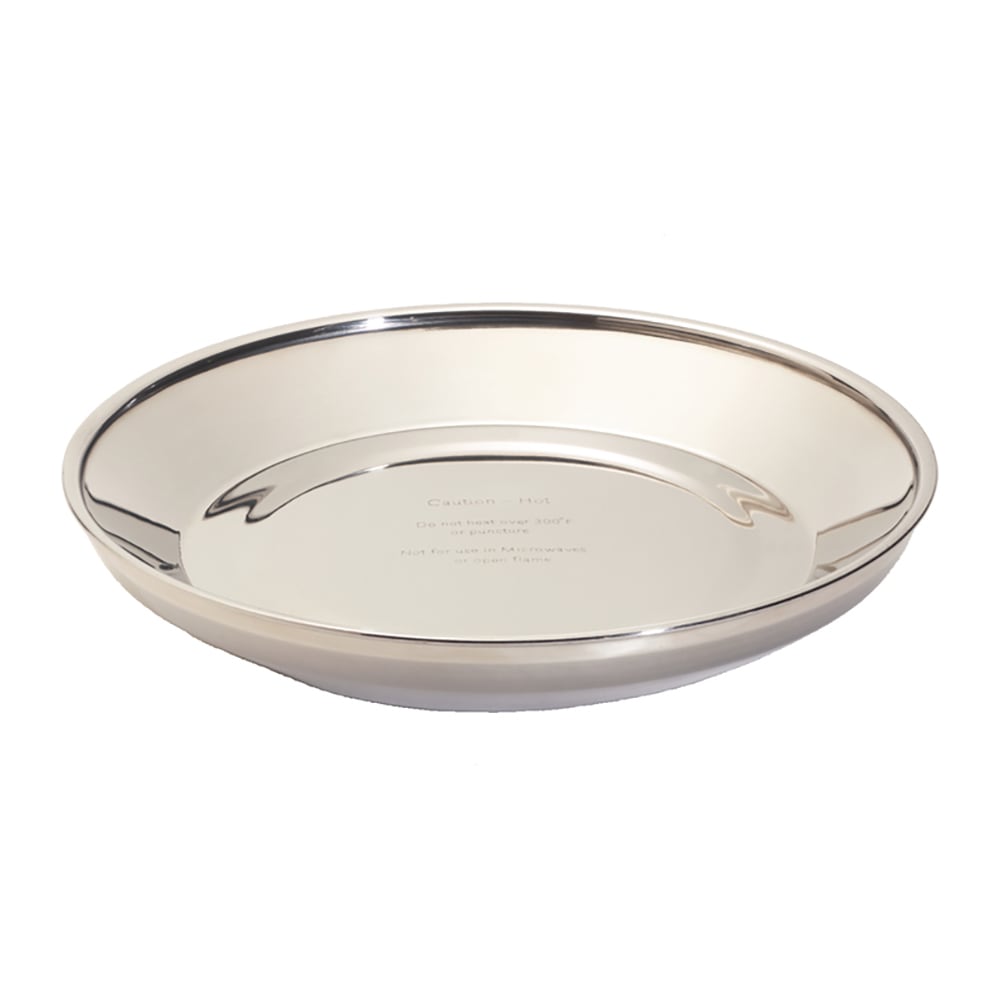 Dinex DXTMP1097A 9/5" Wax Base for 9" china plates, Stainless Steel