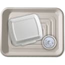Dinex DXTR1418D42 Rectangular Disposable Tray - 14" x 18", Bagasse, Ivory thumbnail 4