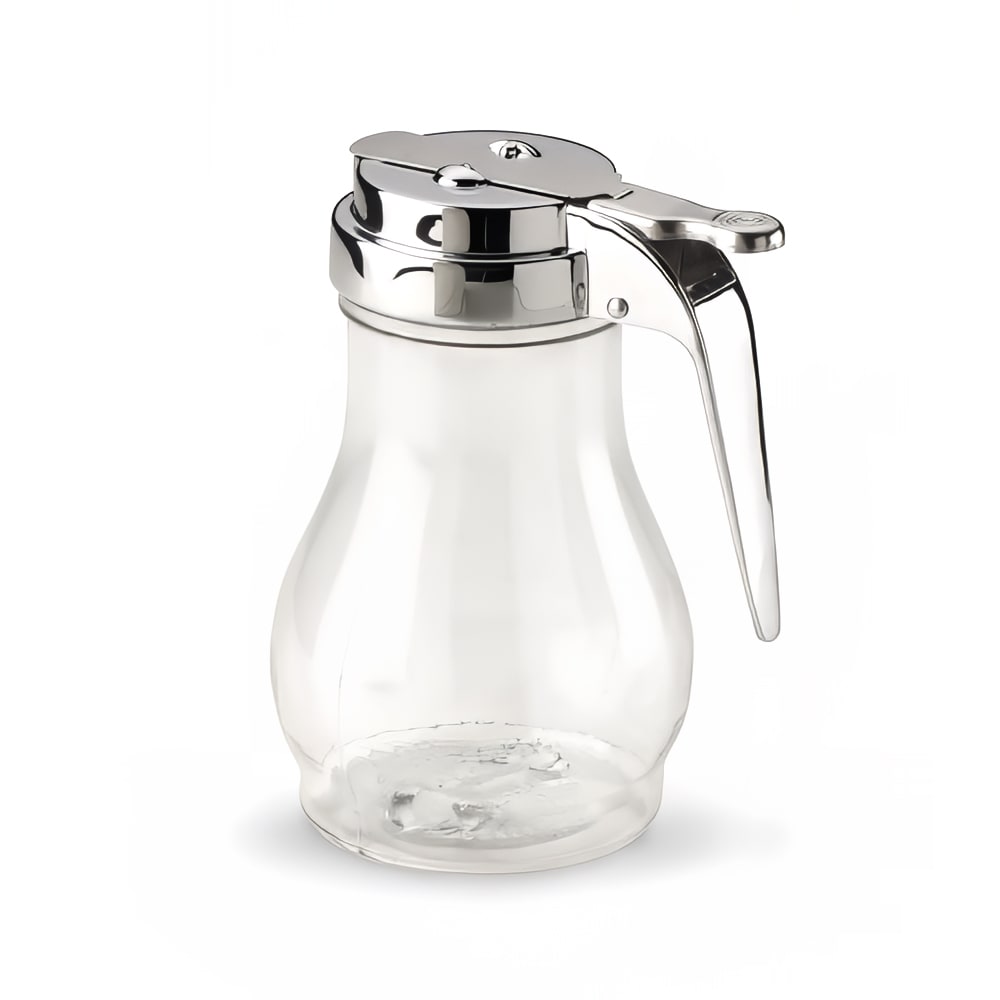 Vollrath 1212 10 oz Dripcut® Teardrop Dripcut Server - Polycarbonate, Chrome Top