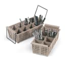 Vollrath 1371 Flatware Basket - 8 Compartment, 16 7/8x8 1/8x5 7/8", Beige thumbnail 2