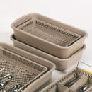 Vollrath 1393 Flatware Dishwasher Rack - Half Tub & Open Rack, Co-polymer Plastic, Beige thumbnail 2