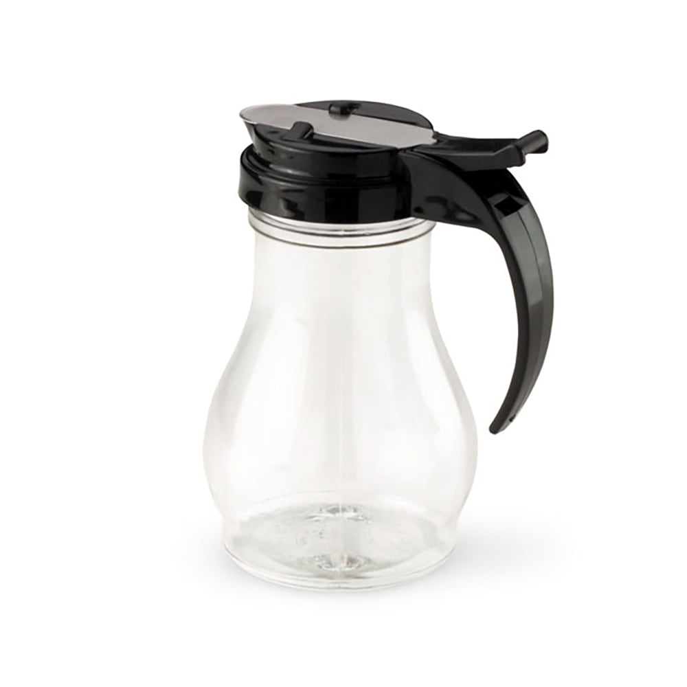 Vollrath 1412-06 10 oz Dripcut® Teardrop Dripcut Server - Polycarbonate, Black Plastic Top