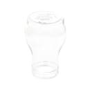 Vollrath 1412-18 10 oz Dripcut® Teardrop Dripcut Server - Polycarbonate, Almond Plastic Top thumbnail 4
