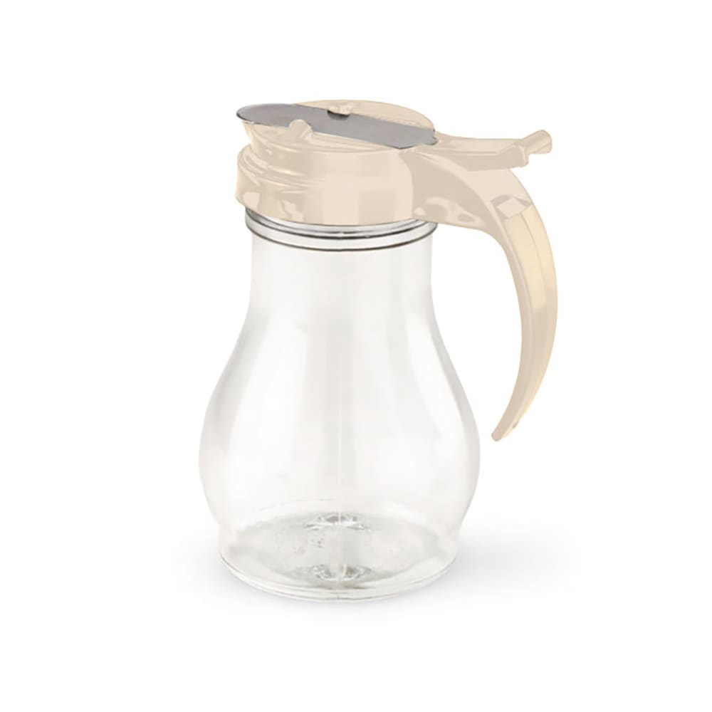 Vollrath 1414-18 16 oz Dripcut® Teardrop Dripcut Server - Polycarbonate, Beige Plastic Top