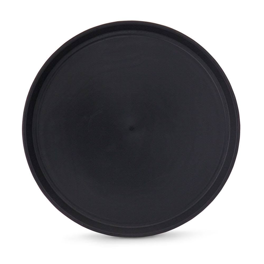 Vollrath 1474-0606 14" Round Serving Tray - Reinforced Plastic, Black