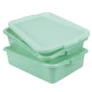 Vollrath 1501-C19 Food Storage Drain Box - With Cover, 15x20x5", Green thumbnail 3