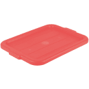 Vollrath 1507-C02 Food Storage Drain Box - With Cover and Drain, 15x20x7", Red thumbnail 2