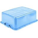 Vollrath 1507-C04 Food Storage Drain Box - With Cover and Drain, 15x20x7", Blue thumbnail 3