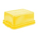 Vollrath 1507-C08 Food Storage Drain Box - With Cover and Drain, 15x20x7", Yellow thumbnail 2