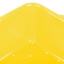 Vollrath 1507-C08 Food Storage Drain Box - With Cover and Drain, 15x20x7", Yellow thumbnail 3