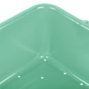 Vollrath 1507-C19 Food Storage Drain Box - With Cover and Drain, 15x20x7", Green thumbnail 3