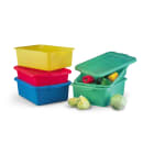 Vollrath 1507-C19 Food Storage Drain Box - With Cover and Drain, 15x20x7", Green thumbnail 5