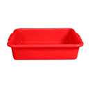 Vollrath 1511-C02 Drain Box - Handles, 20x15x5", Red thumbnail 2