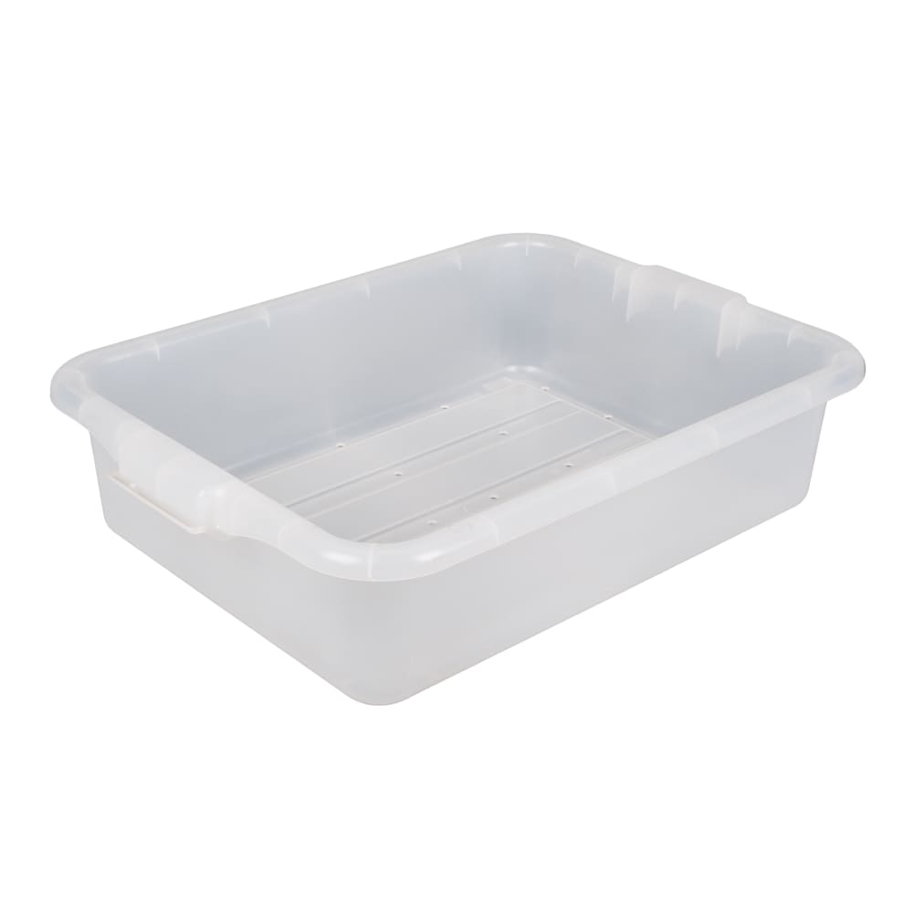 Vollrath 1511-C13 Drain Box - Handles, 20x15x5", Clear
