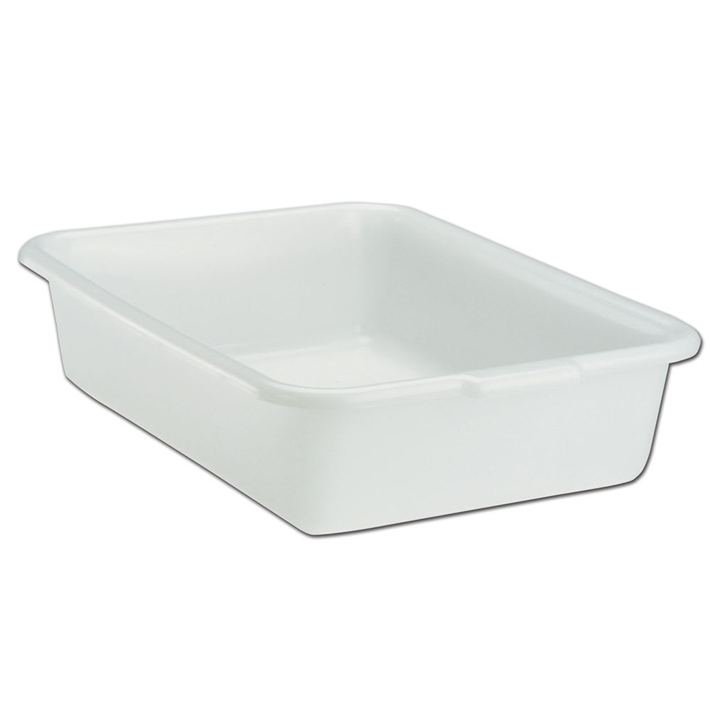 Vollrath 1521-05 Traex® Bus Box - 15 3/5" x 21 3/4" x 5", White