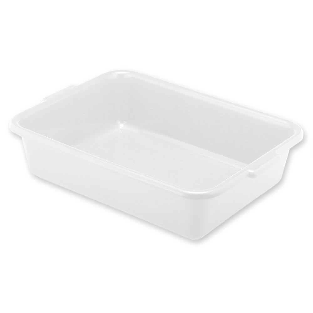 Vollrath 1521-C05 Food Storage Box - Handles, 15x20x5", Plastic, White