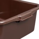 Vollrath 1527-01 Traex® Bus Box - 15 1/2" x 21 3/4" x 7", Chocolate thumbnail 5