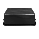 Vollrath 1527-06 Traex® Bus Box - 15 1/2" x 21 3/4" x 7", Black thumbnail 4
