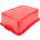 Vollrath 1527-C02 Food Storage Box - Molded Handles, 20x15x7", Red thumbnail 4