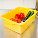 Vollrath 1527-C08 Food Storage Box - Molded Handles, 20x15x7", Yellow thumbnail 6