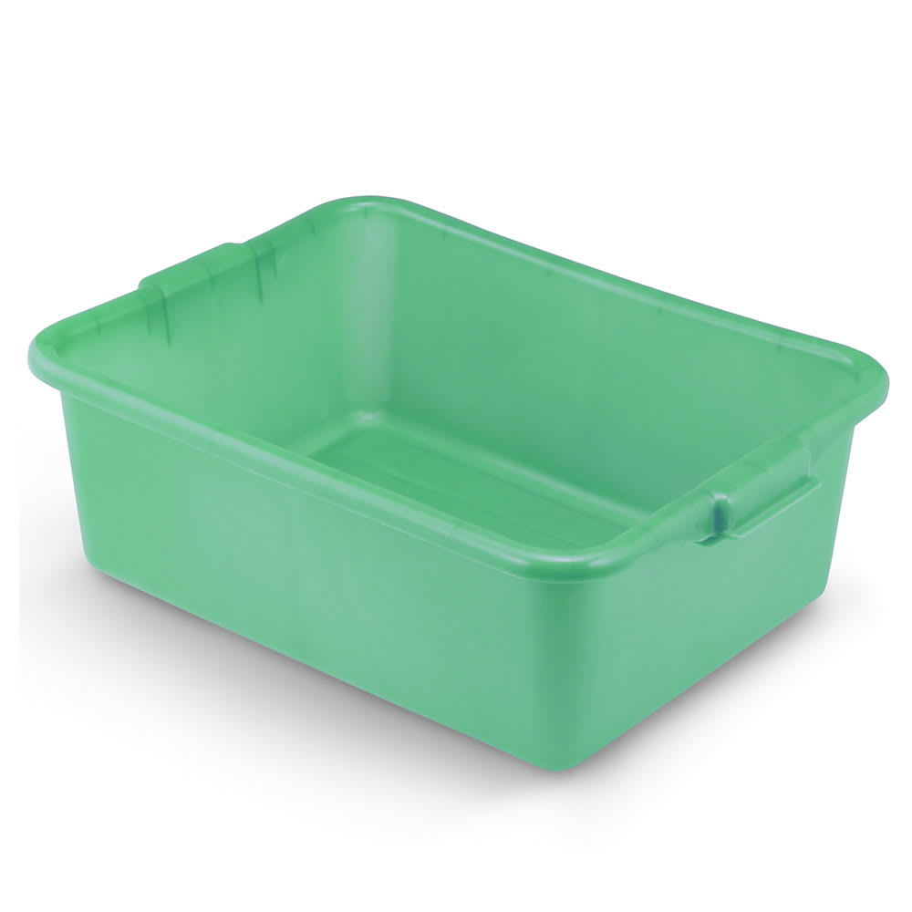 Vollrath 1527-C19 Food Storage Box - Molded Handles, 20x15x7", Green
