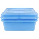 Vollrath 1535-C04 Food Storage Box Combo - 5" Drain, 7" Box, Snap-On Lid, Blue thumbnail 2