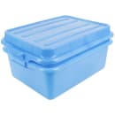 Vollrath 1535-C04 Food Storage Box Combo - 5" Drain, 7" Box, Snap-On Lid, Blue thumbnail 3