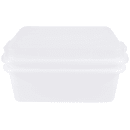 Vollrath 1535-C05 Food Storage Box Combo - 5" Drain, 7" Box, Snap-On Lid, White thumbnail 2