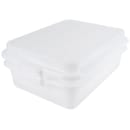 Vollrath 1551-C05 Combo Food Storage Box - 5" Drain, 7" Box, Snap-On Lid, White thumbnail 3