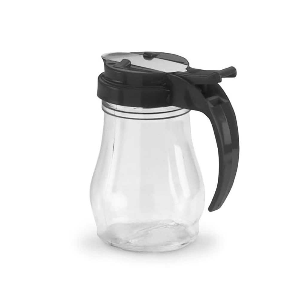 Vollrath 1606-06 7 oz Dripcut® Teardrop Dripcut Server - Polycarbonate, Black Plastic Top