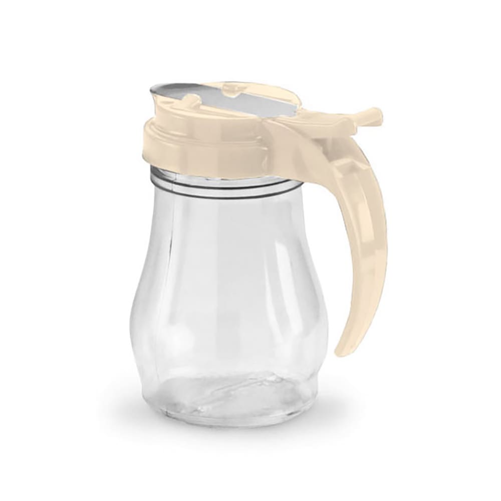 Vollrath 1606-18 7 oz Dripcut® Teardrop Dripcut Server - Polycarbonate, Beige Plastic Top
