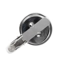Vollrath 214 14 oz Dripcut® Teardrop Dripcut Server - Glass, Chrome Top thumbnail 4