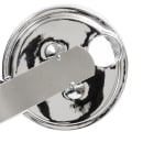 Vollrath 214 14 oz Dripcut® Teardrop Dripcut Server - Glass, Chrome Top thumbnail 5