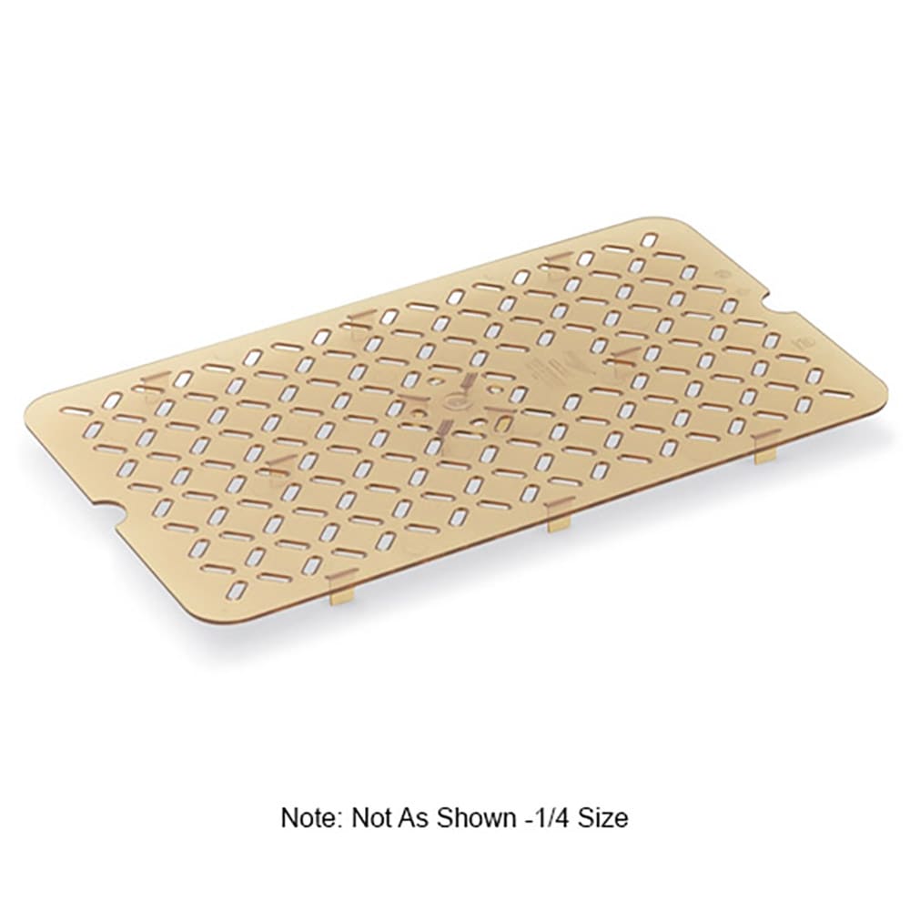 Vollrath 23400 Super Pan® 1/4 Size - False Bottom, Plastic, Amber