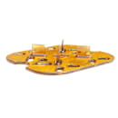 Vollrath 23600 Super Pan® 1/6 Size - False Bottom, Plastic, Amber thumbnail 3