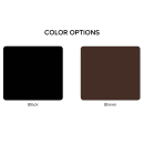 Vollrath 2700L-06 Oval Serving Tray - Fiberglass, Black thumbnail 2