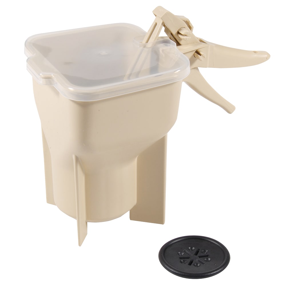 Vollrath 2803-18 3/8 gal Batter Dispenser - Plastic, Almond