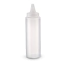 Vollrath 2812-02 12 oz Squeeze Dispenser - Red Cap, Red thumbnail 3