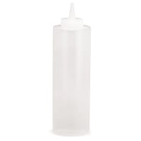 Vollrath 2812-13 12 oz Squeeze Dispenser - Clear Cap, Clear thumbnail 8