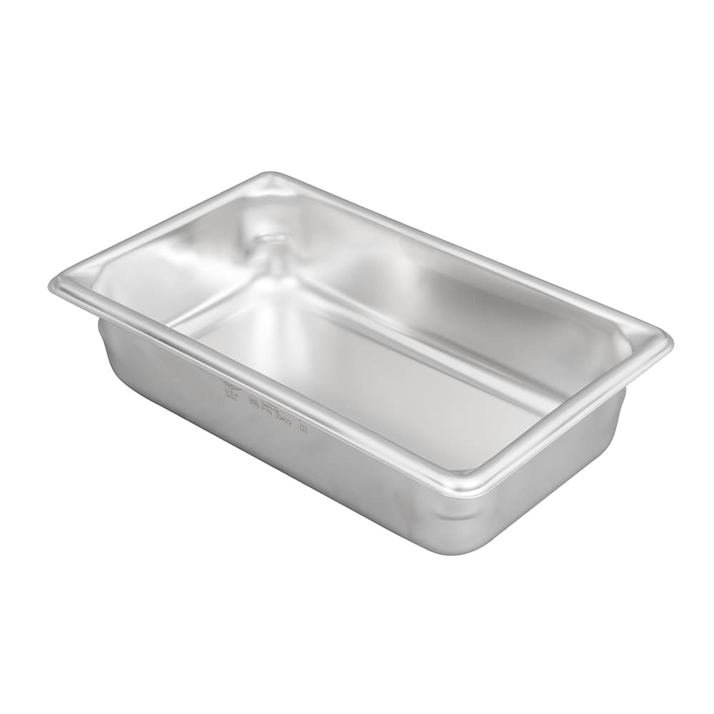 Vollrath 30422 Super Pan V®® Quarter Size Steam Pan - Stainless Steel