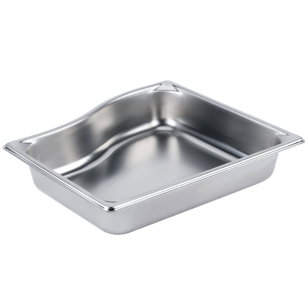 Vollrath 3100220 Super Pan® Shapes Half Size Short Steam Pan - Wild, Stainless Steel