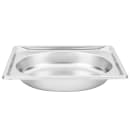 Vollrath 3102020 Super Pan® Shapes Half Size Steam Pan - Oval, Stainless Steel thumbnail 3