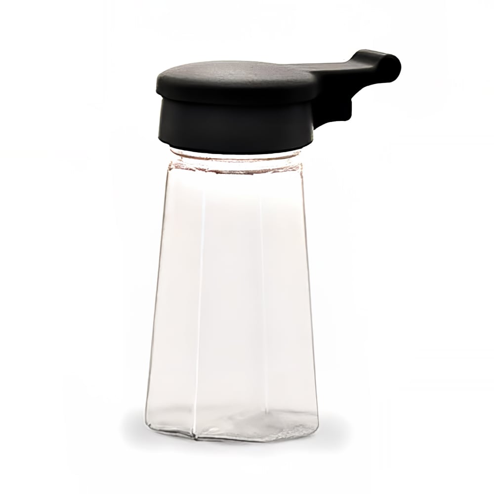 Vollrath 322-06 2 oz Flip-top Lid Salt/Pepper Shaker - Plastic, 3 5/8"H