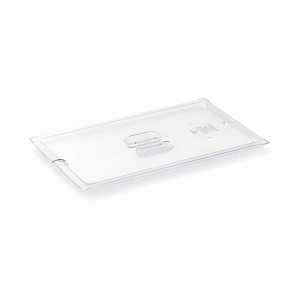 Vollrath 32300 1/3 Size Slotted Food Pan Cover - Clear