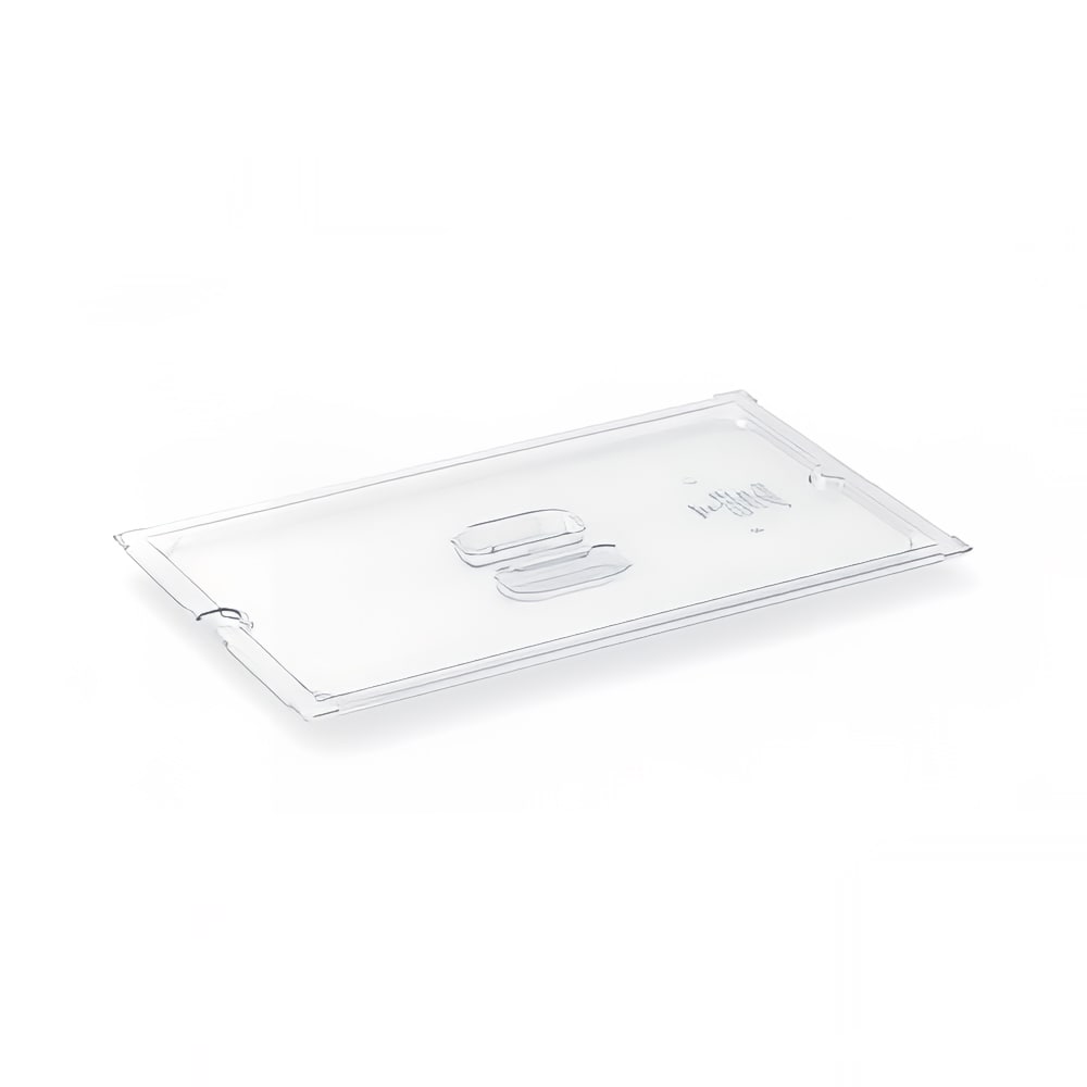 Vollrath 32600 1/6 Size Slotted Food Pan Cover - Clear