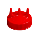 Vollrath 3300-02 Tri-Tip Replacement Cap - For 16,24,32 oz, Wide Mouth, Red thumbnail 2