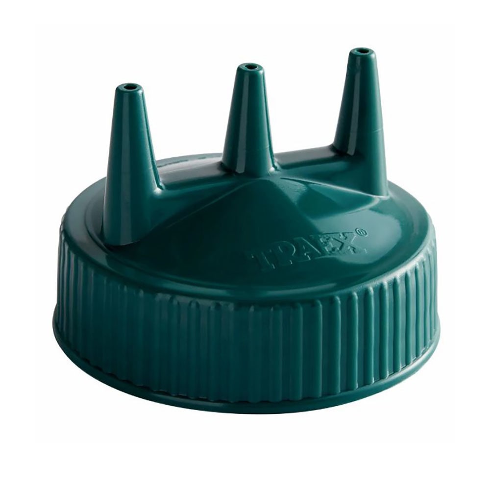 Vollrath 3300-191 Tri-Tip Replacement Cap - For 16,24,32 oz, Wide Mouth, Green