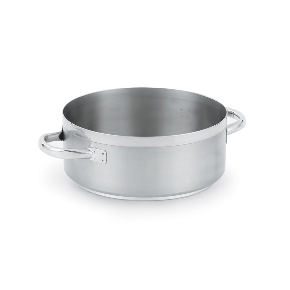 Vollrath 3307 7 qt Centurion® Stainless Steel Casserole/Brazier Pan - Induction Ready