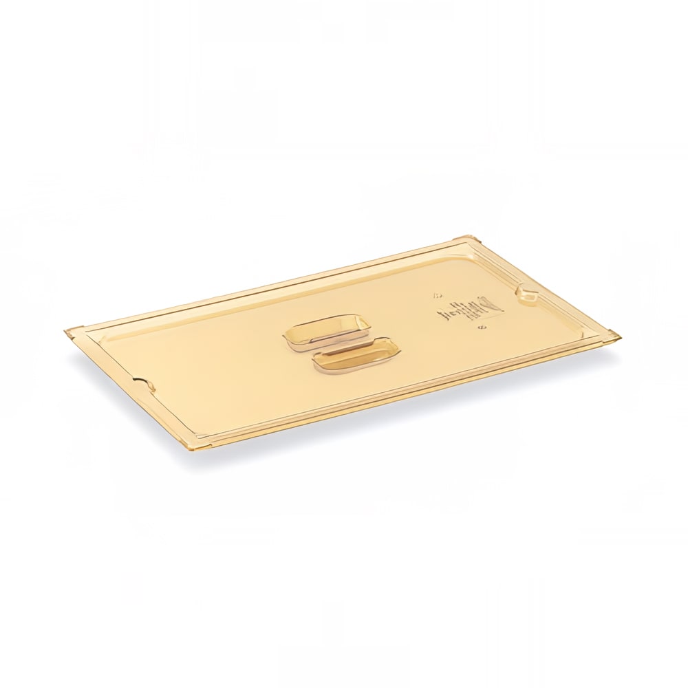 Vollrath 33100 Full-Size High-Heat Solid Food Pan Cover - Amber